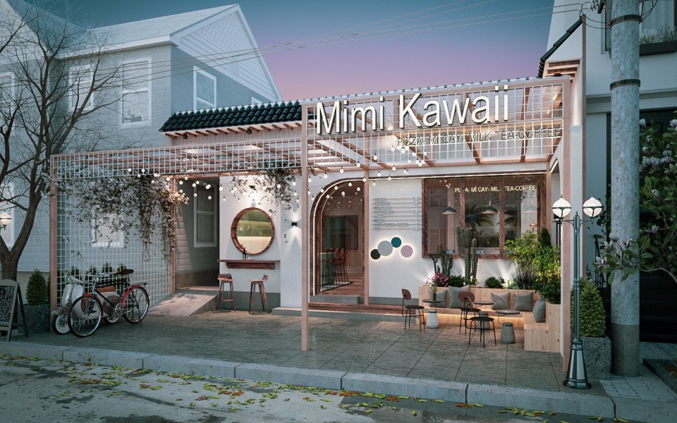 Cafe Mini kawaii - Dự Án Thương Mại